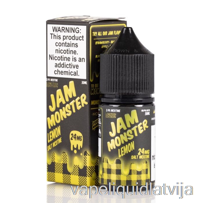 Citrons - Ievārījums Monstru Sāļi - 30ml 48mg Vape šķidrums